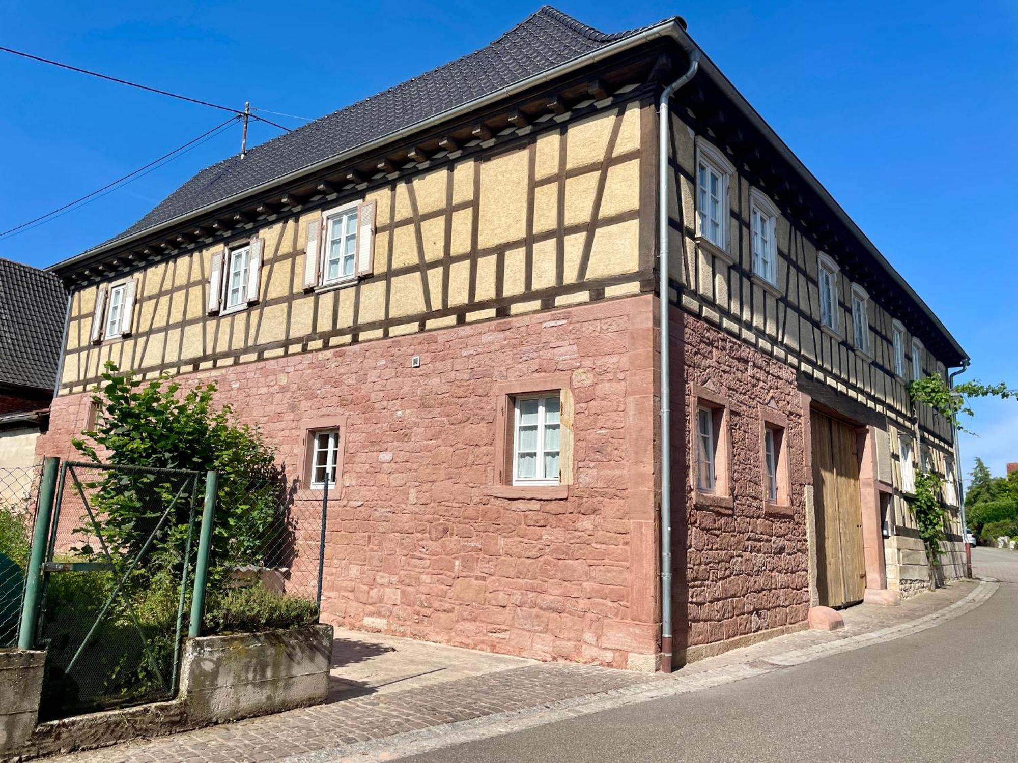 Auszeit - Historisches Ferienhaus In Der Suedpfalz Dierbach Bagian luar foto