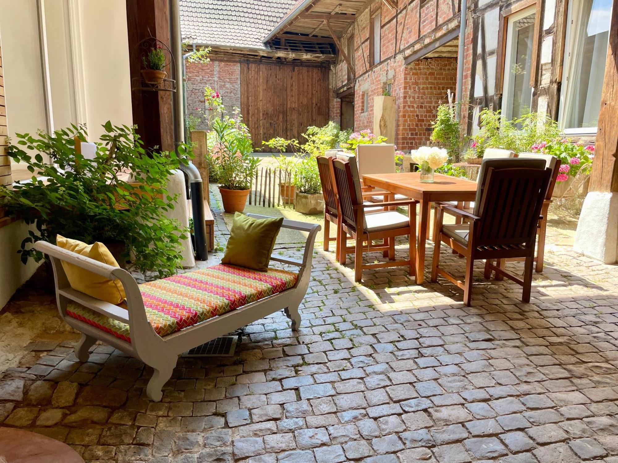 Auszeit - Historisches Ferienhaus In Der Suedpfalz Dierbach Bagian luar foto